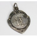 Medalie-pandant Olimpiada 1900 Paris. gimnastica. bronz argintat